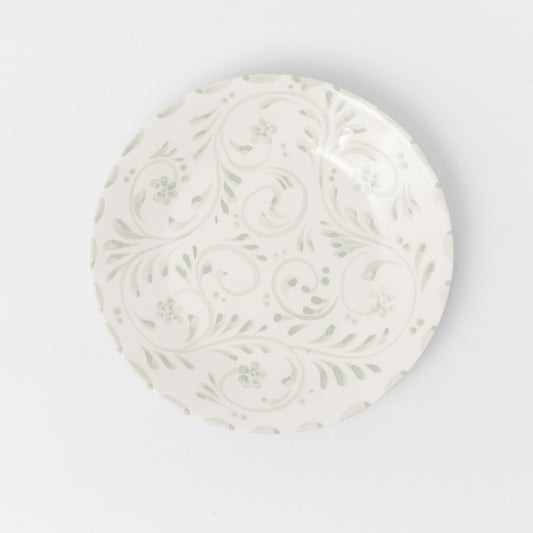 Sage Floral Dinner Plate