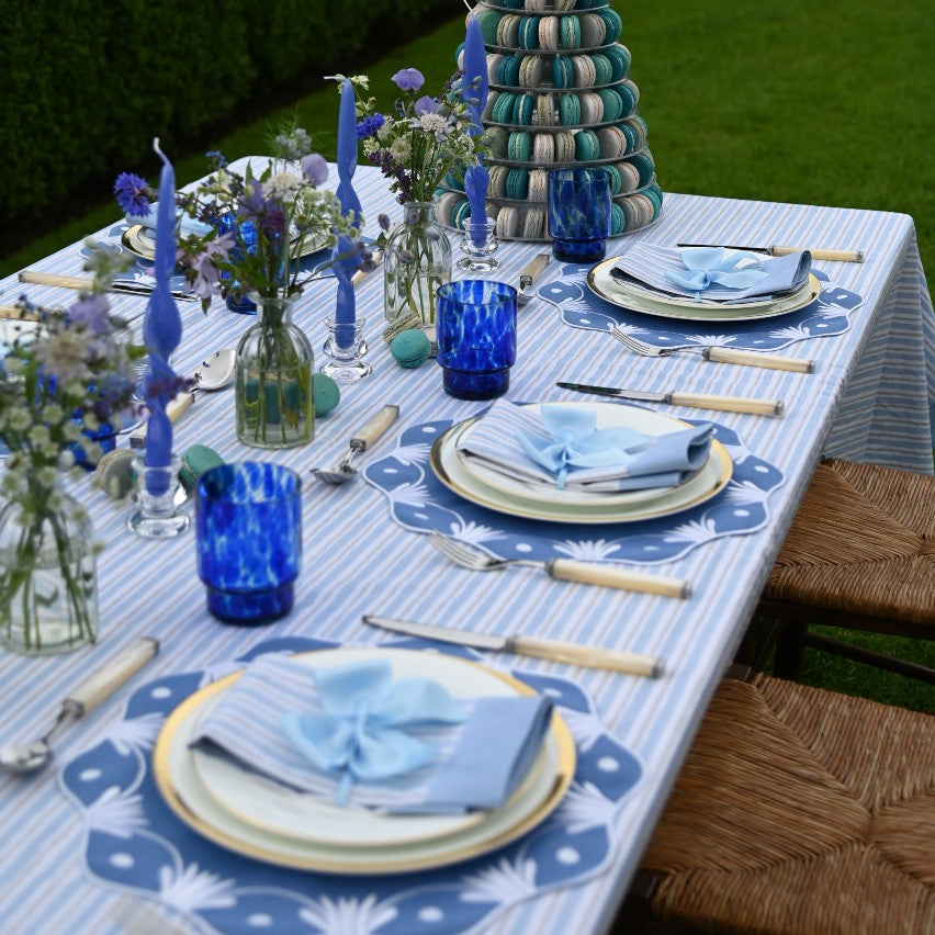 Rent: Bluebell Embroidered Placemat