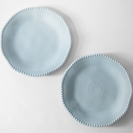 Blue Bobbin Plates (Set of Two)