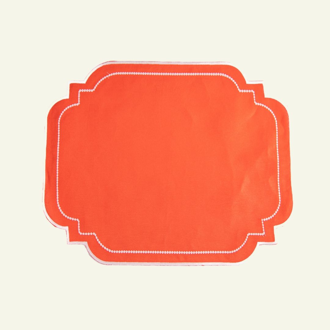 Rent: Garnet Embroidered Placemat