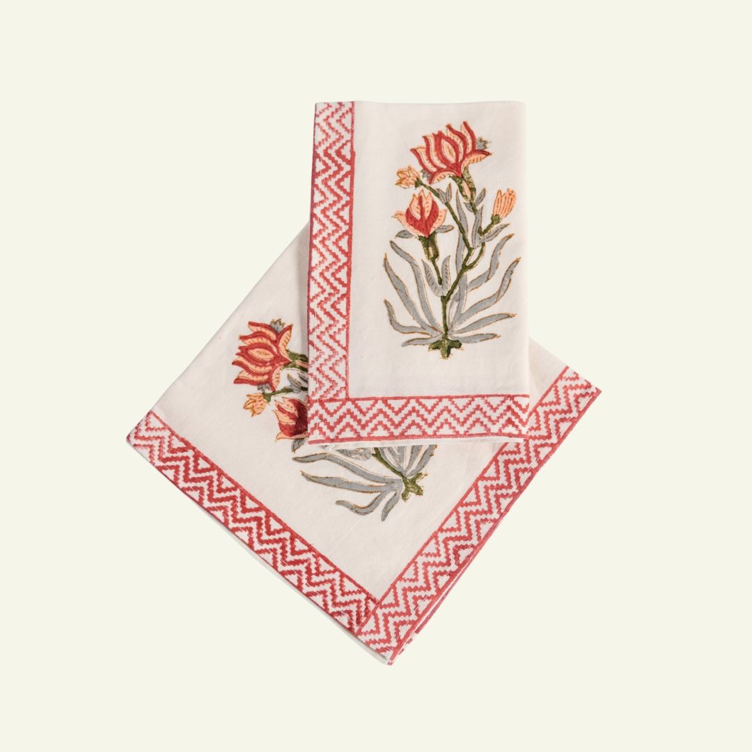 Rent: Ruby Blossom Napkin